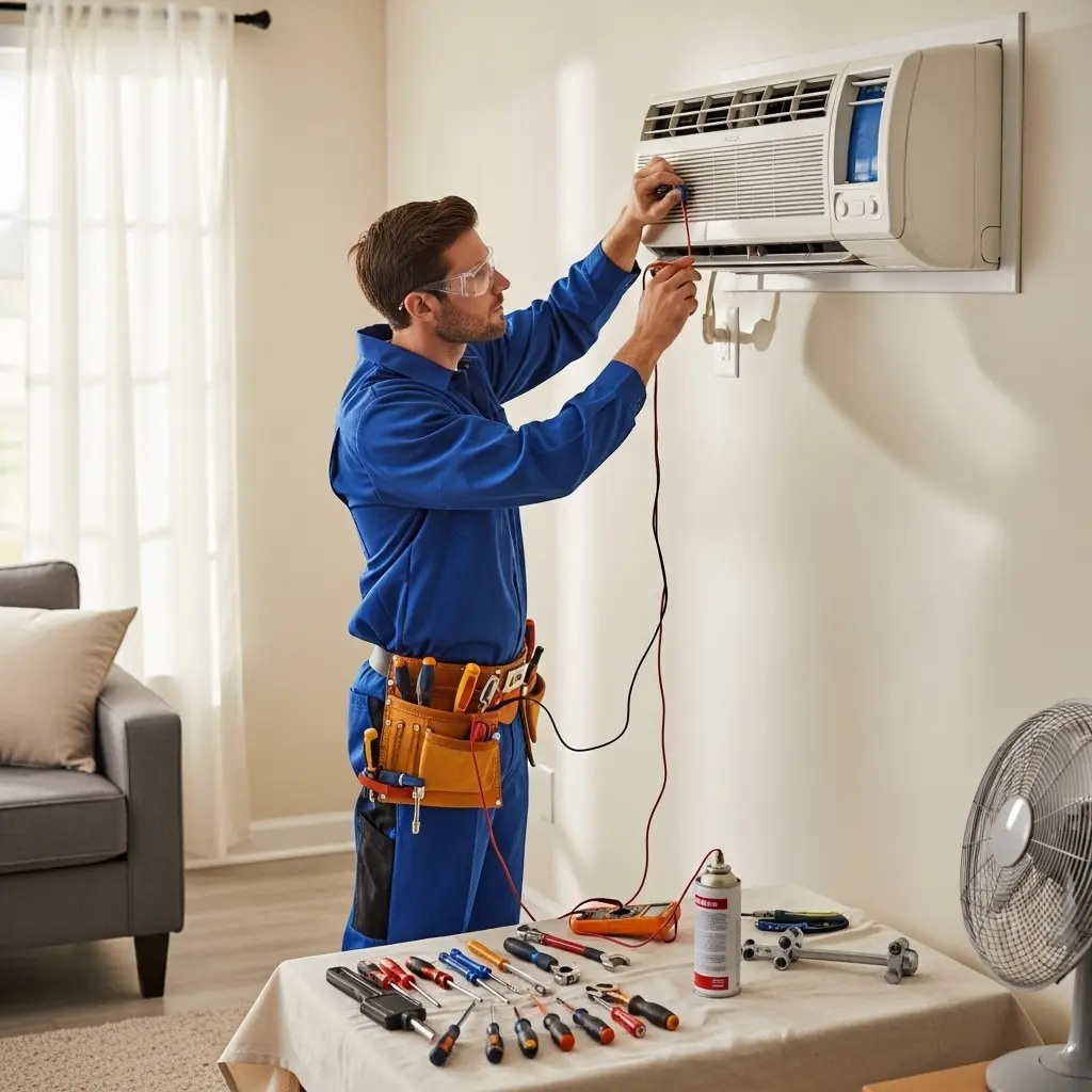 Nallıhan Finlux Finlux klima gaz dolumu ve bakım – Enerji verimliliği artırıldı. - Teknik servis örneği